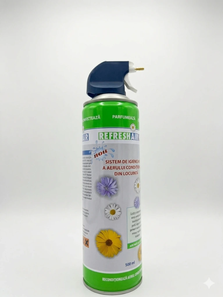 Spray de Igienizare Refresh Air pentru Aer Condiționat – 500 ml