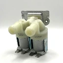 Electrovalvă masina spalat 2 cai dubla 180 grade suport metalic